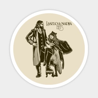 Laszlo And Nadja-Retro Magnet